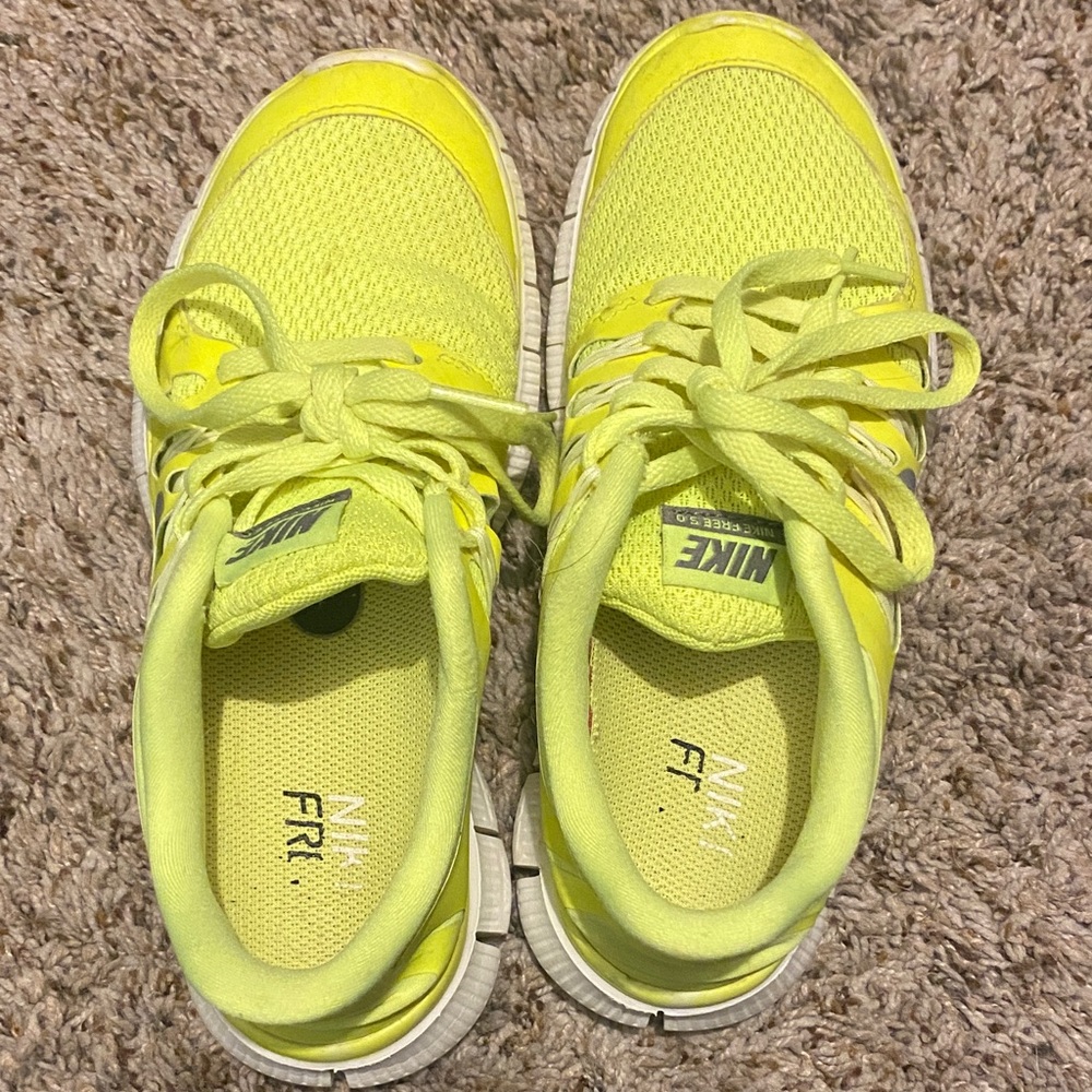 Nike Kids Bright Yellow Sneakers